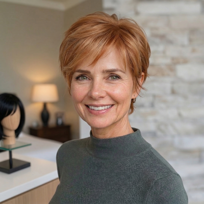Breathable Short Hair Topper For Women - Effortless Beauty, Instantly
