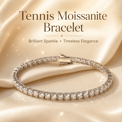 Tennis Moissanite Bracelet
