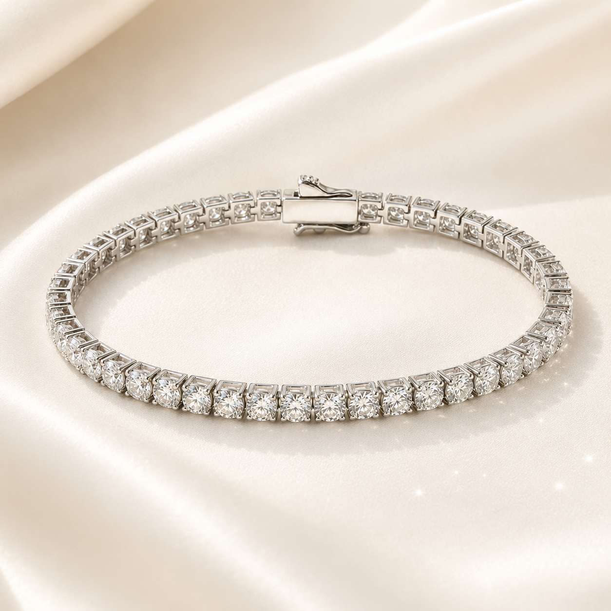 Tennis Moissanite Bracelet