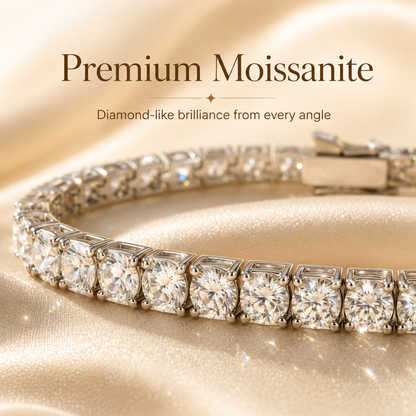 Tennis Moissanite Bracelet