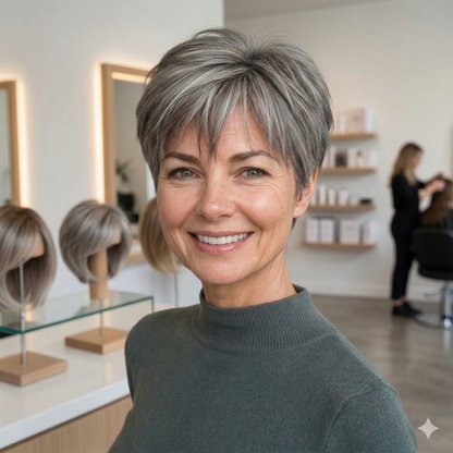 Breathable Short Hair Topper For Women - Effortless Beauty, Instantly