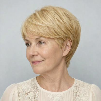 Breathable Short Hair Topper For Women - Effortless Beauty, Instantly